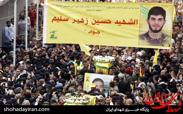 عکس/تشییع باشکوه شهدای حزب الله درجنوب بیروت