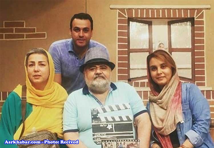تیپ متفاوت اکبر عبدی در کنار همسر و دخترش+عکس