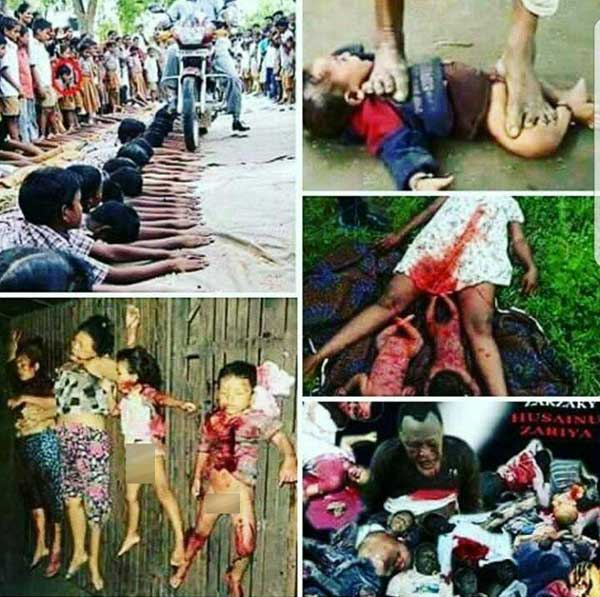 تصاویر تکان دهنده از نسل کشی مسلمانان میانماز