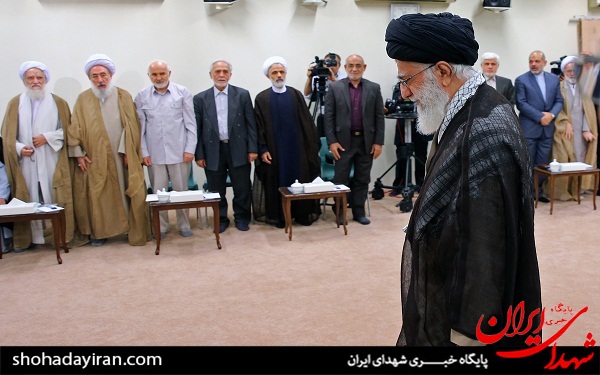 عکس/ دیدار رهبر با رئیس و اعضا مجمع تشخیص مصلحت