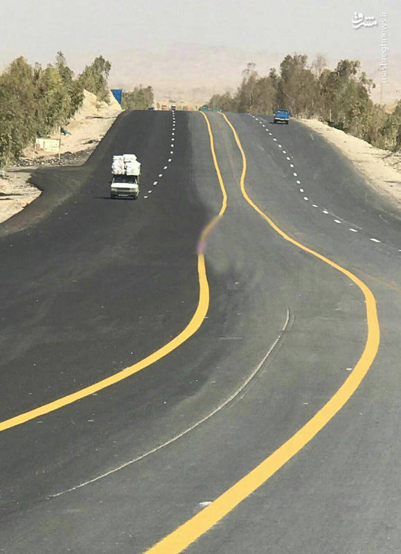 عجیب ترین خط کشی جاده ای دنیا در ایران! +عکس