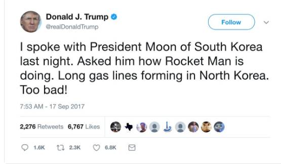 تمسخر رهبر کره شمالی از سوی دونالد ترامپ + سند