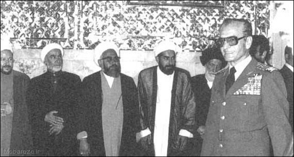 محمدرضا شاه و روحانیونی که طرفدارش بودند +عکس
