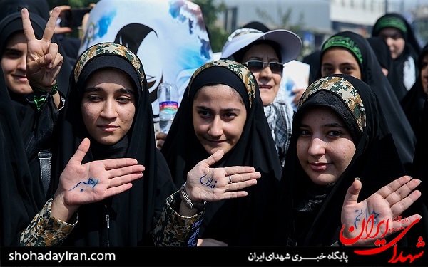 راهپیمایی ضدآمریکایی نمازگراران جمعه تهران