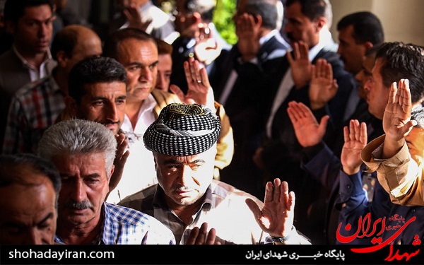 مراسم ترحیم جلال طالبانی در مریوان