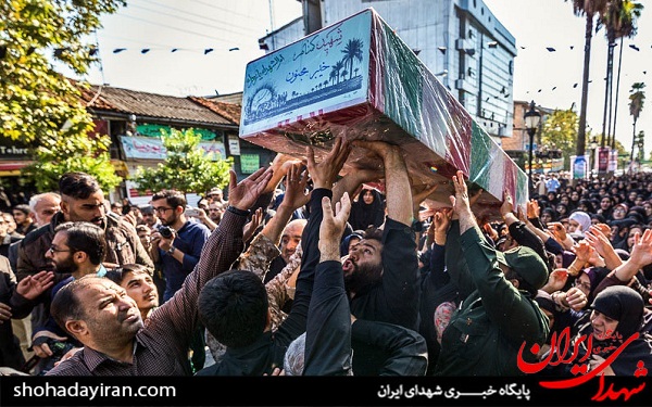 عکس/ تشییع پیکر شهید گمنام دفاع مقدس در لنگرود