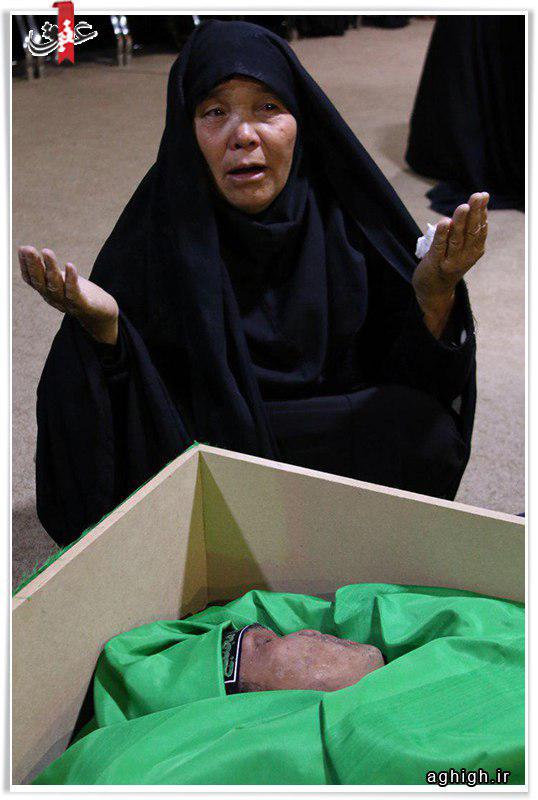 دعای مادر شهید مدافع حرم بالاسر فرزندش + عکس