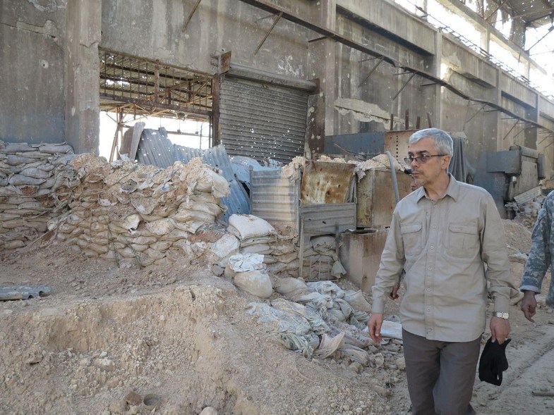 حضور سرلشکر باقری در مناطق عملیاتی سوریه + عکس