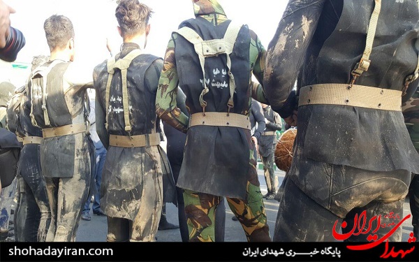 حرکت کاروان نمادین غواصان جنگ در تهران + عکس