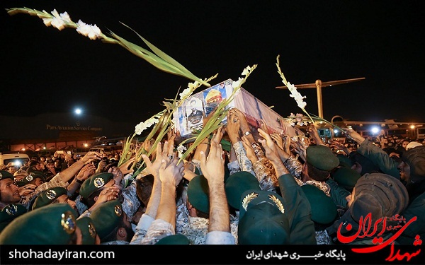 عکس/ استقبال از پیکر شهید حججی در تهران