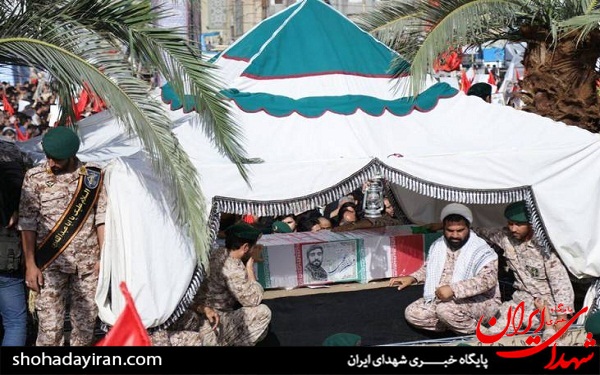 عکس/ مراسم تشییع پیکر شهید حججی در میدان امام حسین (ع)