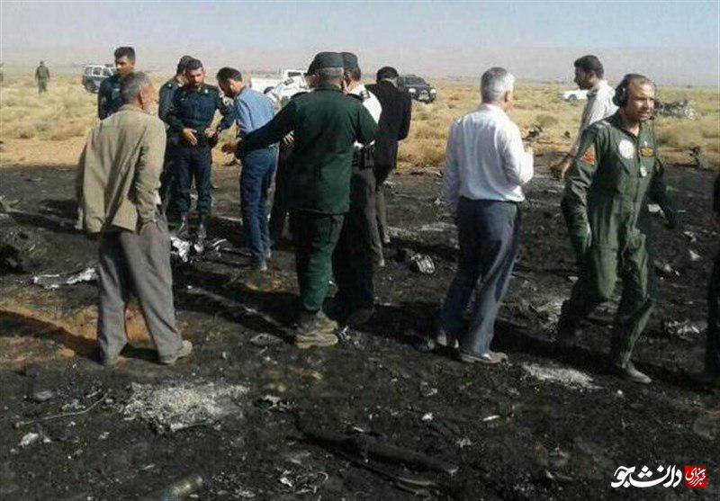 سقوط یک هواپیمای جنگنده سوخو در استان فارس