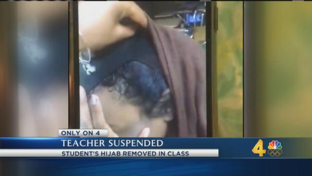 معلم حجاب دختر نوجوان مسلمان را از سرش کشید