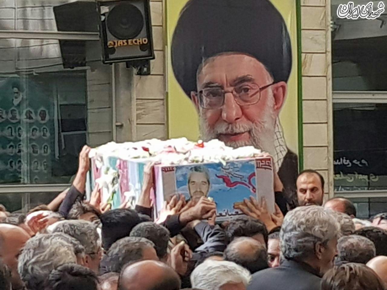 عکس/ مراسم تشییع سردار حاج علی امیری در تهران
