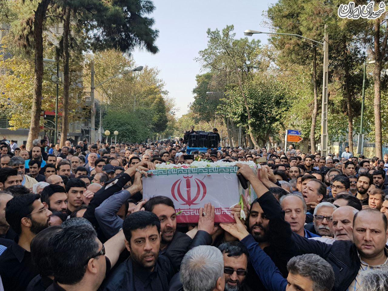 عکس/ مراسم تشییع سردار حاج علی امیری در تهران