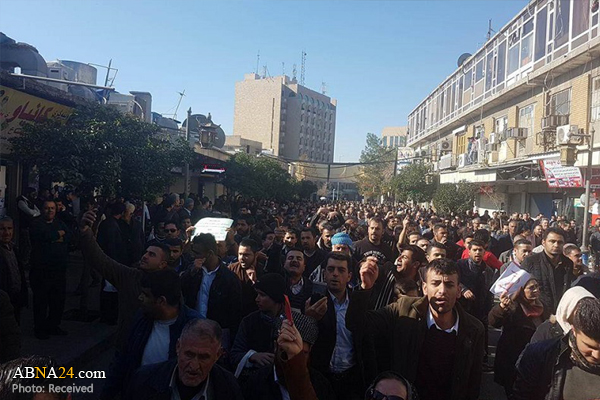 تظاهرات صدها نفر در منطقه کردستان عراق + عکس