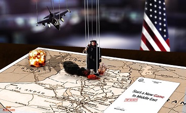قهرمان‌سازی از آمریکای  جنایتکار در نابودی داعش!