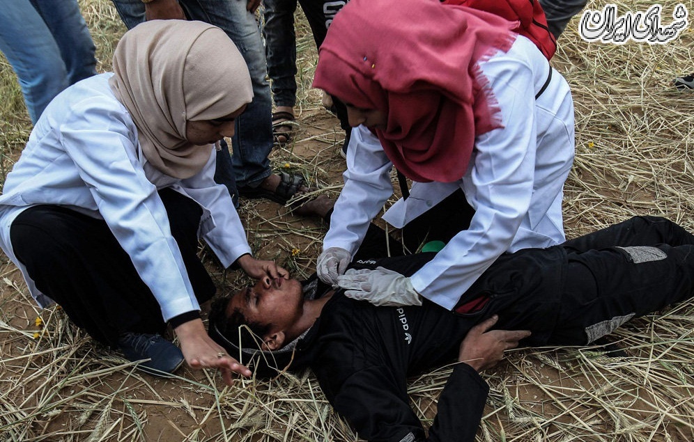 عکس/ تظاهرات خونین در غزه‎