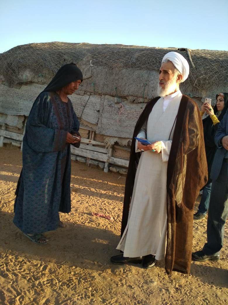 حضور آیت الله صدیقی در یک روستای محروم + عکس
