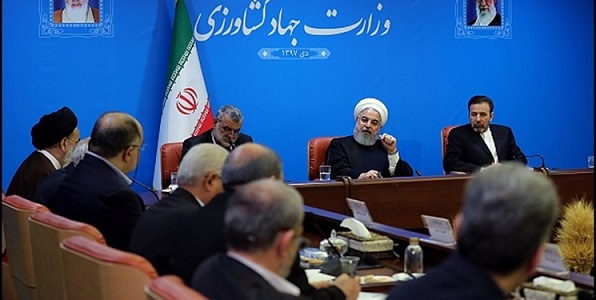 روحانی: دولت تامین امنیت کشاورزی را وظیفه‌ خود می‌داند