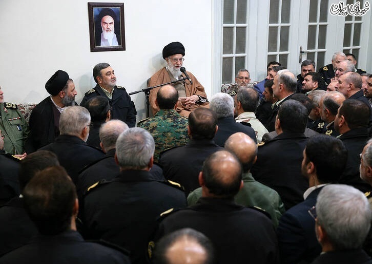 عکس/ دیدار فرماندهان نیروی انتظامی با رهبر انقلاب