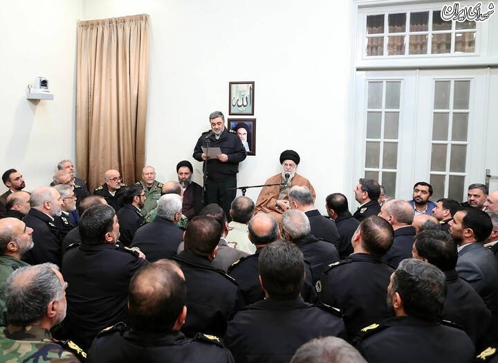 عکس/ دیدار فرماندهان نیروی انتظامی با رهبر انقلاب