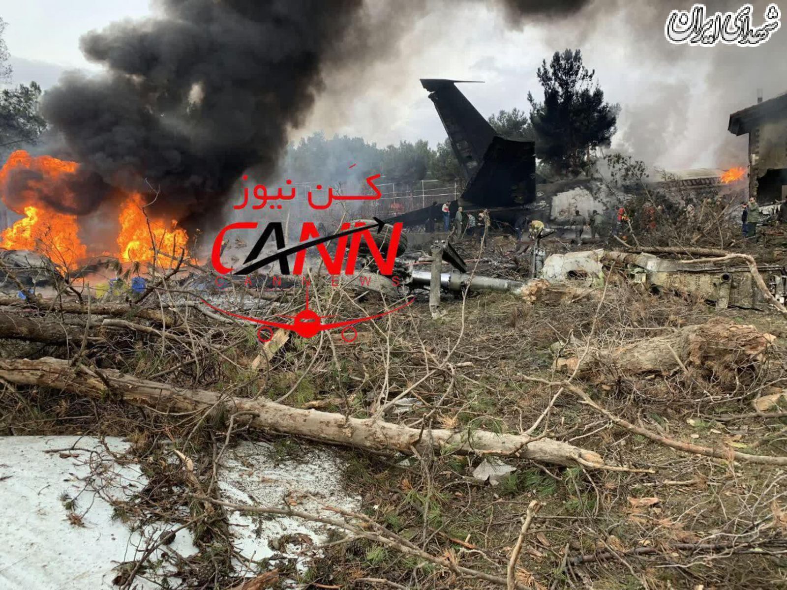 سقوط هواپیما در صفادشت استان البرز +جزئیات