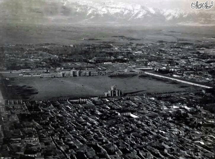 عکس هوایی از تهران در زمان قاجار!