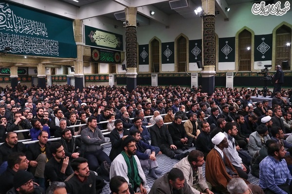 عکس/اولین شب عزاداری فاطمیه ۱۴۴۰ در حسینیه امام خمینی