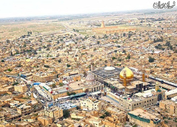 تصویر هوایی از شهر سامرا