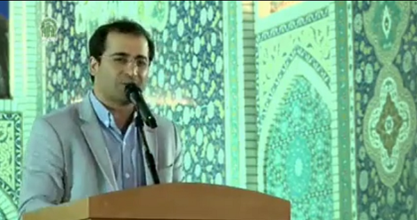 فیلم/شعرخوانی زیبای برقعی در وصف امام‌جواد(ع)