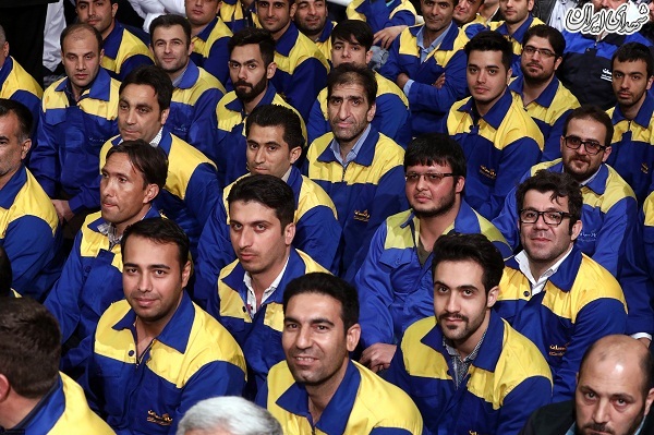 عکس/ دیدار کارگران  با رهبرمعظم انقلاب