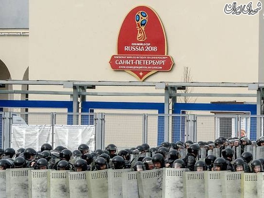 عکس/ تمرین پلیس ضد شورش در آستانه جام جهانی