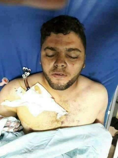 زخمی شدن پسر هنیه در راهپیمایی امروز غزه + عکس