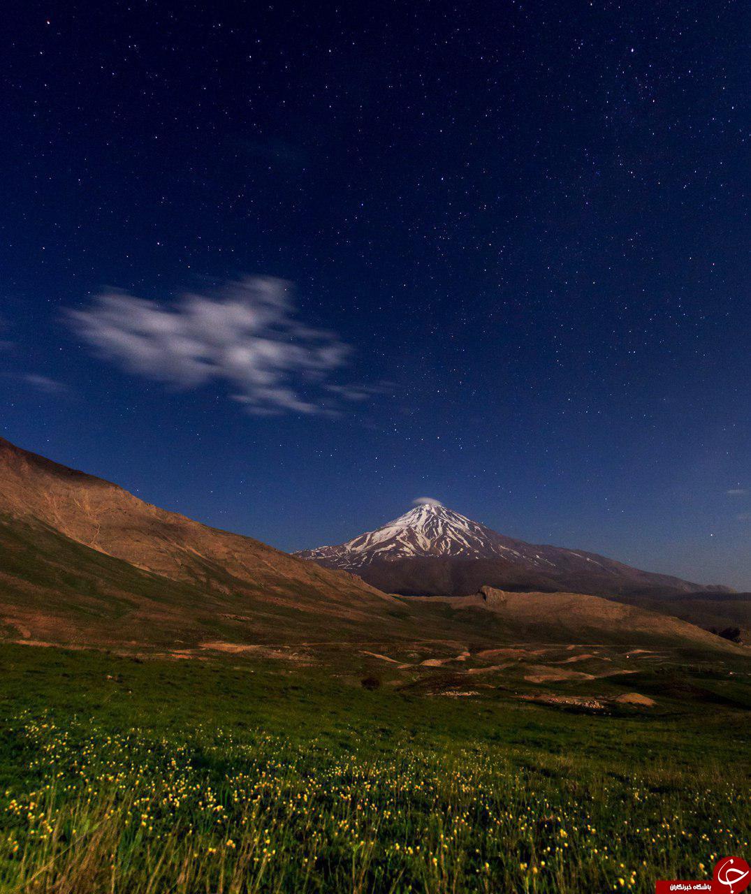 تصویری از بلندترین کوه ایران در نمایی بسیار زیبا + عکس