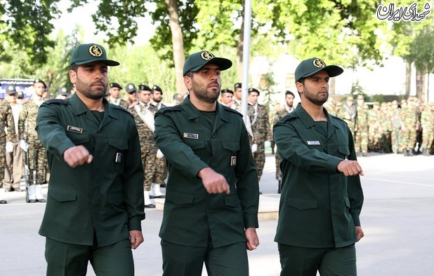 عکس/ مراسم تحلیف جمعی از افسران جدیدالورود وزارت دفاع