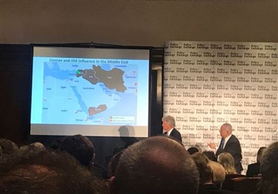 شوی پاورپوینتی نتانیاهو در لندن علیه ایران + عکس
