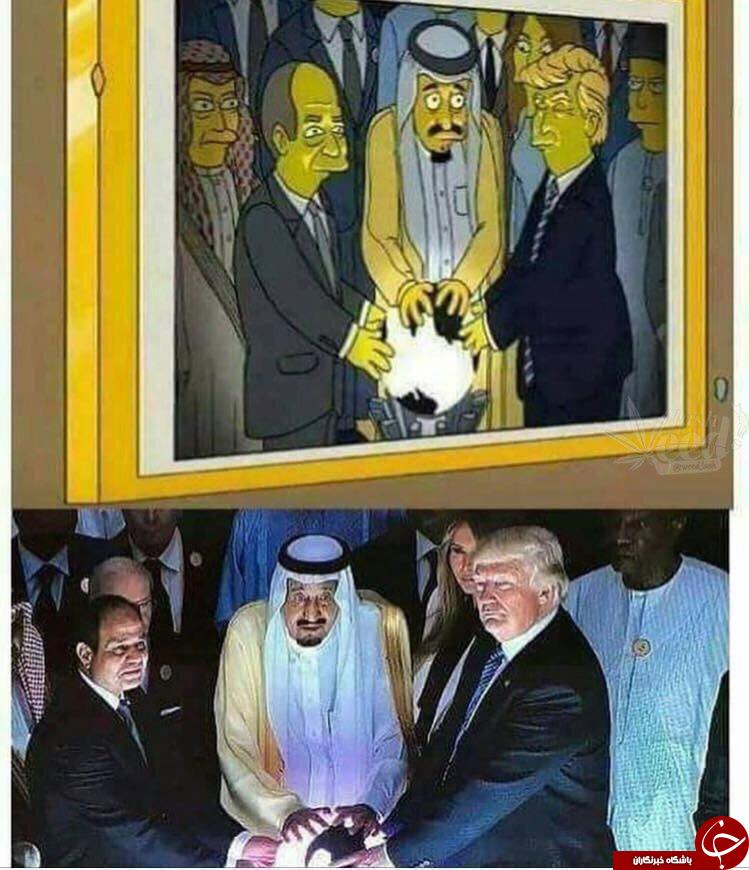 اتحاد ترامپ و پادشاه عربستان ۱۵ سال پیش!؟ +عکس