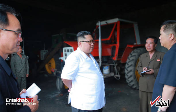 سرکشی رهبر کره شمالی به مزارع کشاورزی + عکس