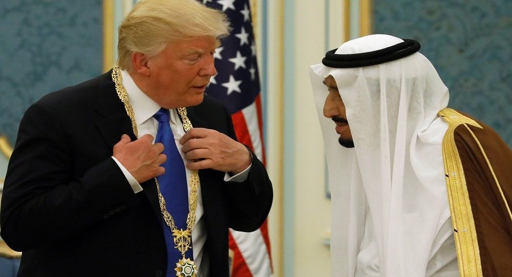 آرزوی سلامتی پادشاه عربستان سعودی برای ترامپ