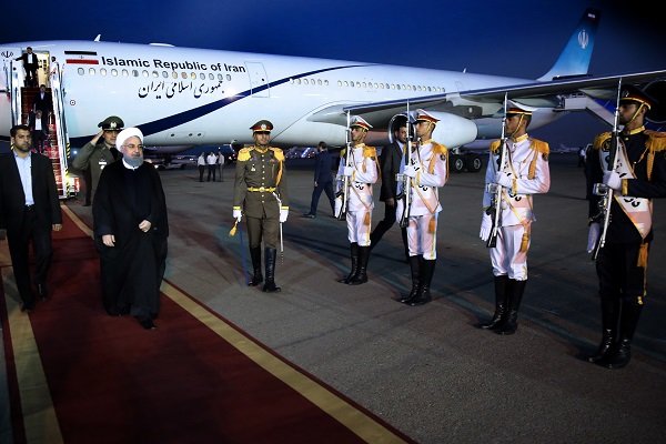 روحانی پس از سفر به سوئیس و اتریش به ایران بازگشت