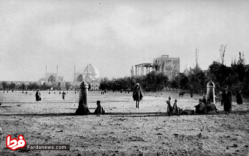 قدیمی‌ترین عکس از میدان نقش‌جهان در ۱۱۷ سال قبل