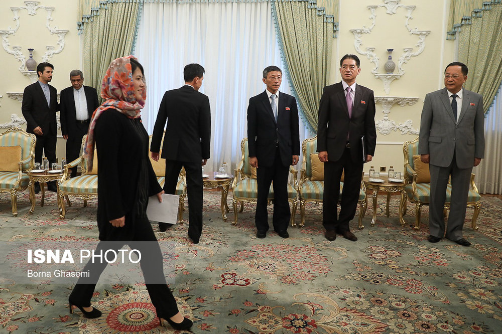 دیدار وزیر خارجه کره شمالی با حسن روحانی + عکس