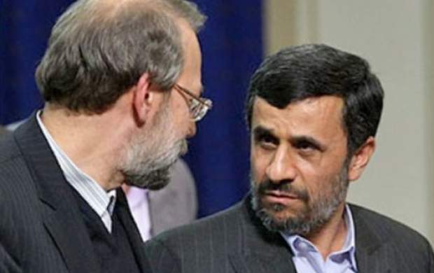 کنایه لاریجانی به احمدی‌نژاد: تهمت می زنند/ برخورد...!