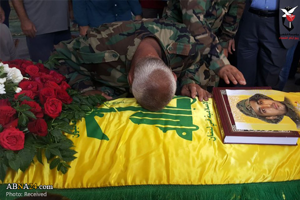 تشییع شهید بی‌سر حزب‌الله که پس از پنج سال + تصاویر