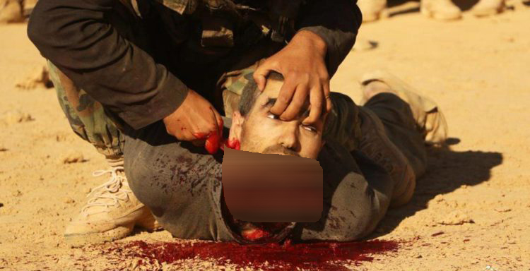اسارت و ذبح 4 سرباز سوری به دست داعش + عکس