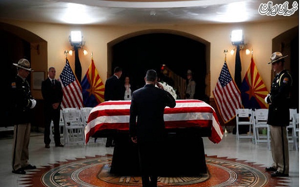 تشییع جنازه جان مک کین از چهره های ضدایرانی در آمریکا