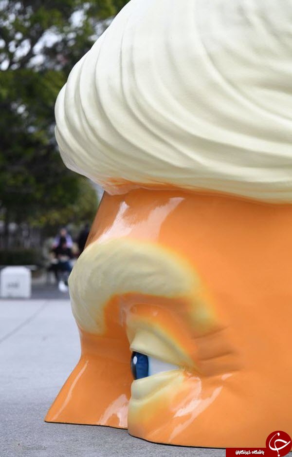 مجسمه غول پیکر دونالد ترامپ در استرالیا + عکس