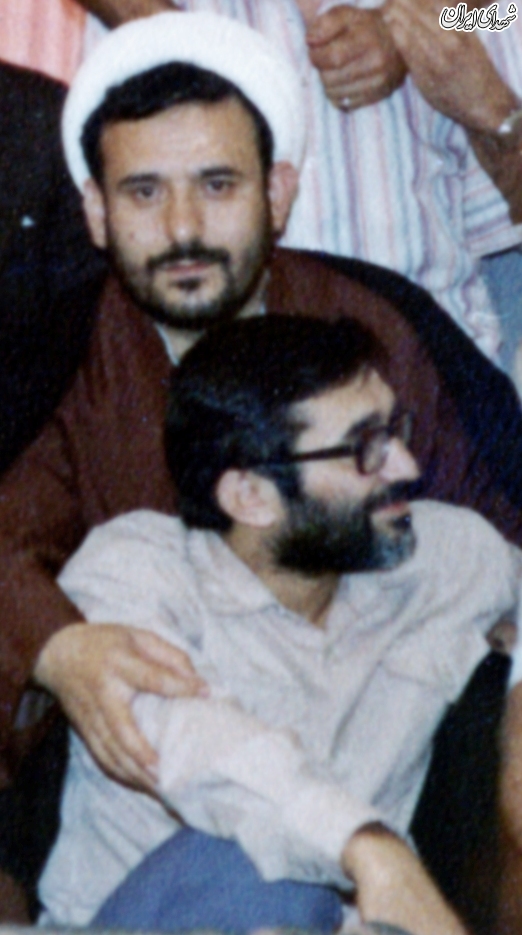عکس یادگاری حاج منصور ارضی و شیخ حسین انصاریان