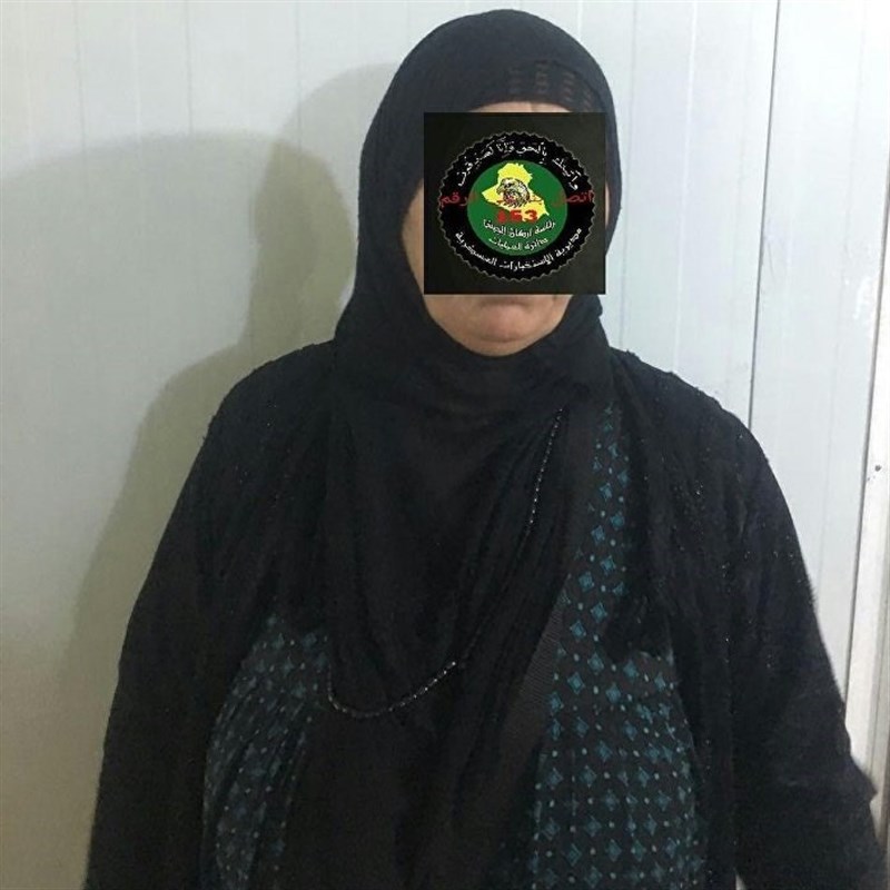 خطرناکترین زن داعشی در چنگ نیروهای عراقی + عکس